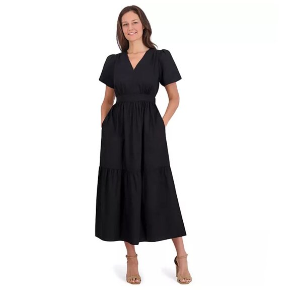 French Connection Dresses & Skirts - French Connection Ladies Puff Sleeve‎ Maxi Dress